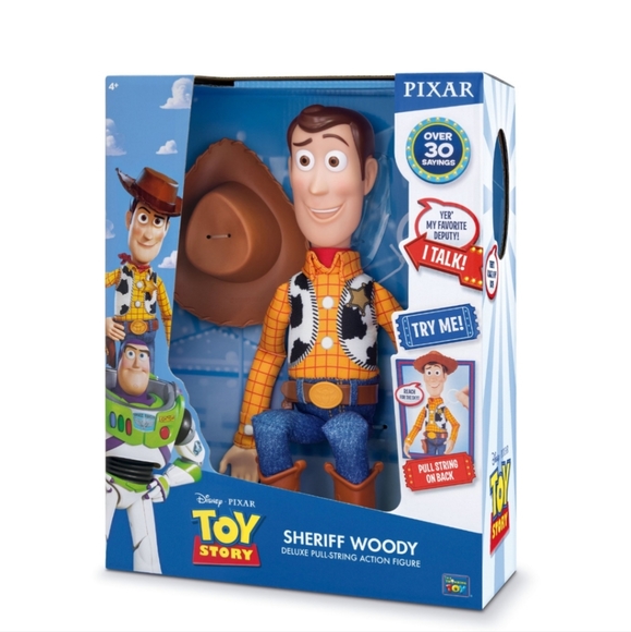 Disney Pixar Toy Story 16-In Sheriff Woody pull-string talking Over 30 Saying - Picture 1 of 7